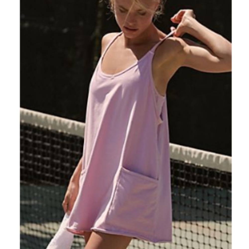 Free People Hot Shot Mini Dress - Bright Orchid
